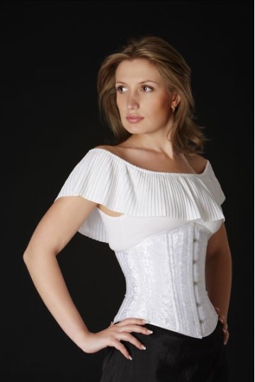 Bílý korzet do pasu Bílý korzet do pasu